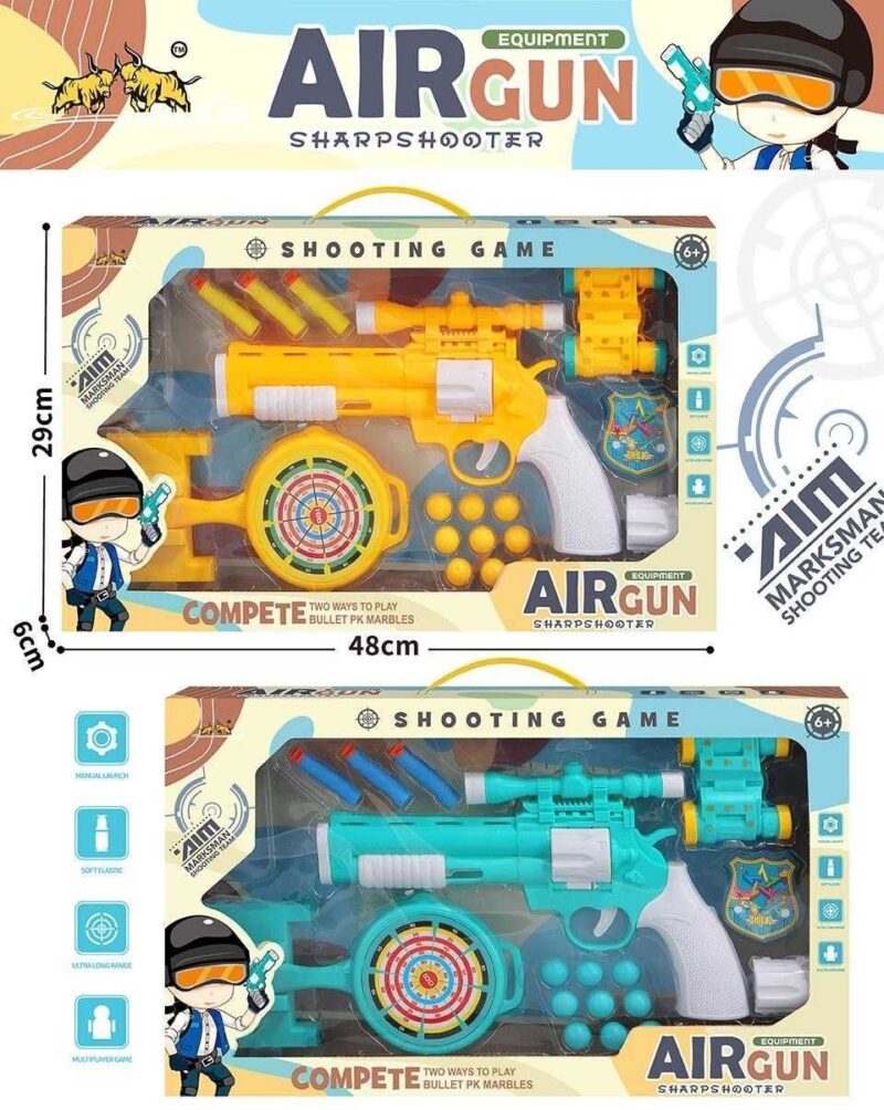 Παιδικό όπλο στόχου με μαλακές σφαίρες - Soft Gun - 666H - 215571