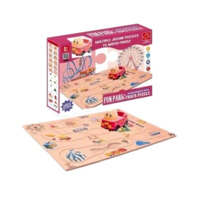 215578-2 Προσχολικό επιτραπέζιο παιχνίδι Track Puzzle - Fun Park - 555-4C - 215578