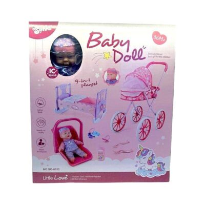 215621 Κούκλα μωρό με πλήρες σετ φροντίδας - SO-6932 - 215621