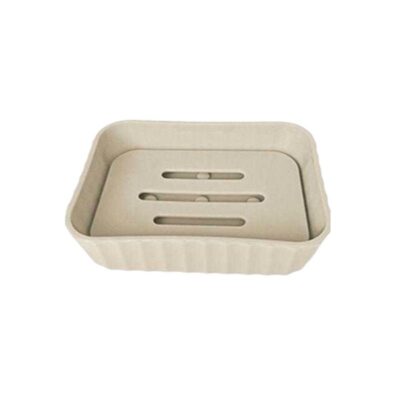 21568-2 Σαπουνοθήκες μπάνιου πλαστικές σε σετ 9Χ - Beige - 21568