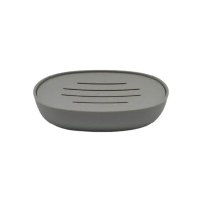 21592-2 Σαπουνοθήκες μπάνιου πλαστικές σε σετ 9Χ - Grey - 21592