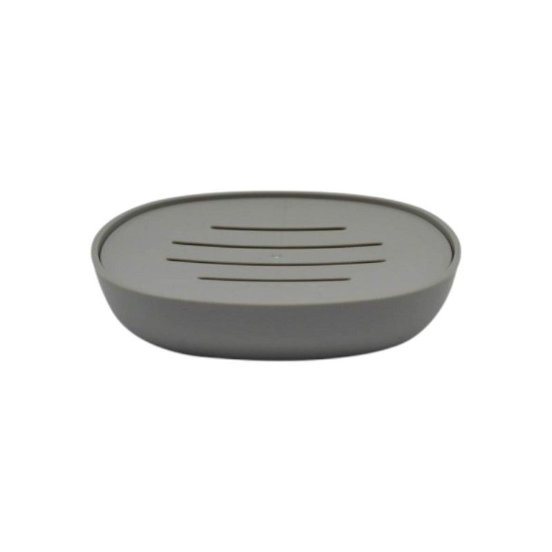 Σαπουνοθήκες μπάνιου πλαστικές σε σετ 9Χ - Grey - 21592