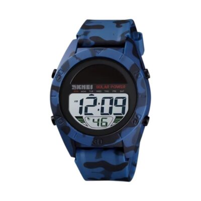 Ψηφιακό ρολόι χειρός ηλιακό - Skmei - 1592 - Army Blue