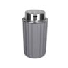 Θήκες κρεμοσάπουνου Dispenser πλαστικές - Σετ 5pcs - Grey - 21595
