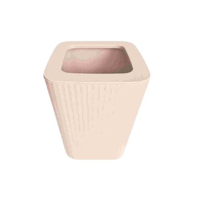 21635-2 Κάδος απορριμμάτων μπάνιου πλαστικός - Light Pink - 21635