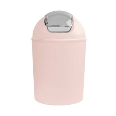 21653 Κάδος απορριμμάτων μπάνιου πλαστικός - Light Pink - 21653
