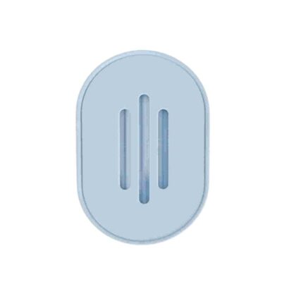 Σαπουνοθήκες μπάνιου πλαστικές σε σετ 5Χ - Light Blue - 21682