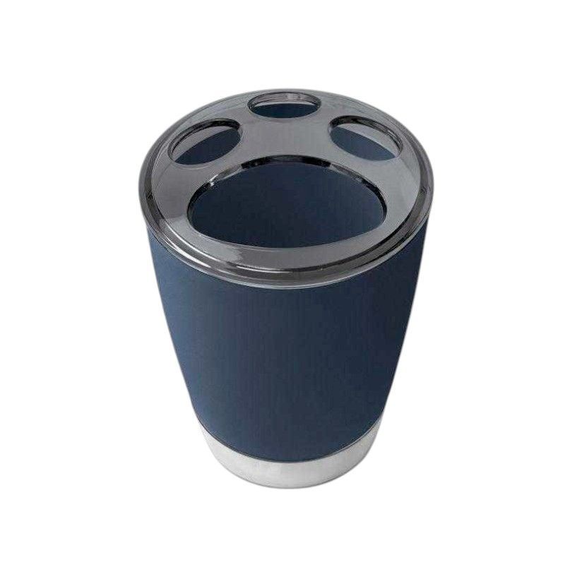 Θήκες οδοντόβουρτσας πλαστικές σε σετ 5Χ - Blue - 21728