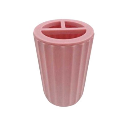 21740-2 Θήκες οδοντόβουρτσας πλαστικές σε σετ 5Χ - Pink - 21740