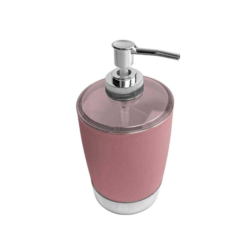 Θήκες κρεμοσάπουνου Dispenser πλαστικές - Σετ 5pcs - Pink - 21763