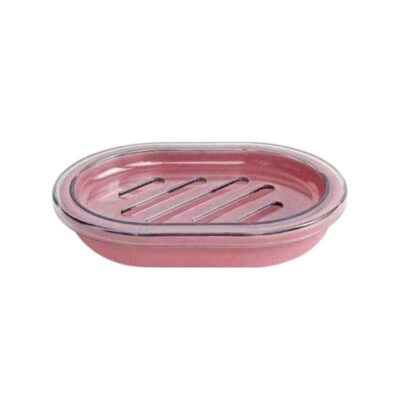 21766-2 Σαπουνοθήκες μπάνιου πλαστικές σε σετ 9Χ - Pink - 21766