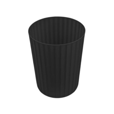 21773-2 Κάδος απορριμμάτων μπάνιου πλαστικός - Black - 21773