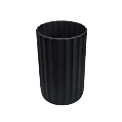 21777-2 Θήκες οδοντόβουρτσας πλαστικές σε σετ 5Χ - Black - 21777