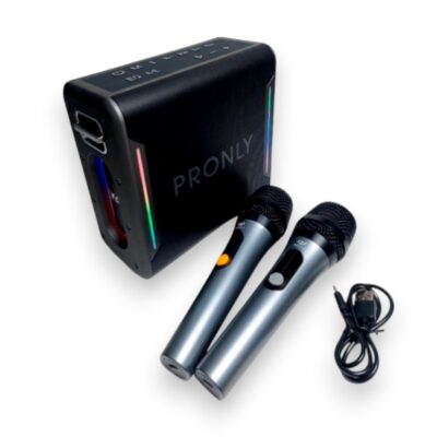 241373-1 Φορητό ηχείο Bluetooth με 2 μικρόφωνα Karaoke - PR-1016 - 241373