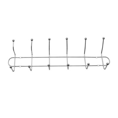 Μεταλλική επιτοίχια κρεμάστρα 6 θέσεων - 26401