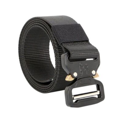 270614-1 Ζώνη στρατιωτικού τύπου - Y1 - 270614 - Black