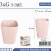 Θήκες οδοντόβουρτσας πλαστικές σε σετ 5Χ - Light Pink - 21639