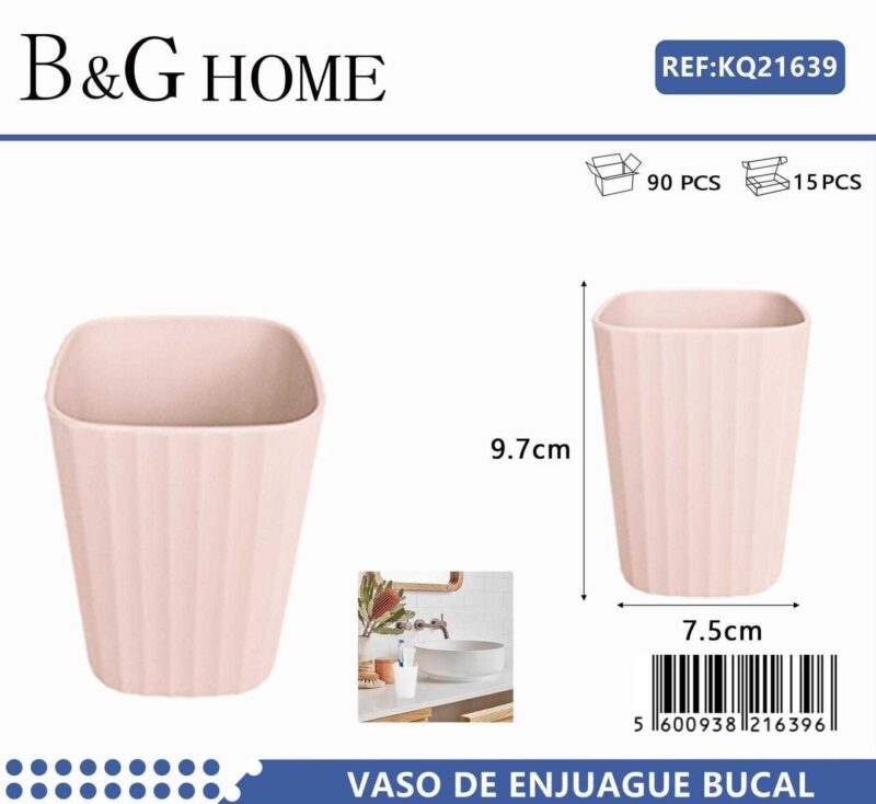 Θήκες οδοντόβουρτσας πλαστικές σε σετ 5Χ - Light Pink - 21639