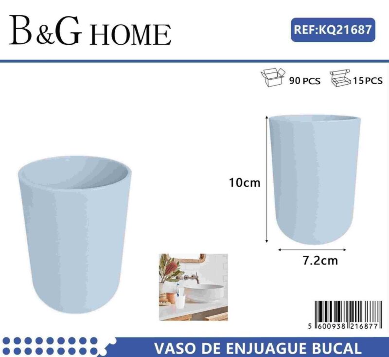 Θήκες οδοντόβουρτσας πλαστικές σε σετ 5Χ - Light Blue - 21687