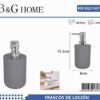 Θήκες κρεμοσάπουνου Dispenser πλαστικές - Σετ 5pcs - Grey - 21607