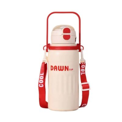 312581-4 Φορητό παγούρι-θερμός - 800ml - 312581 - Red/Beige