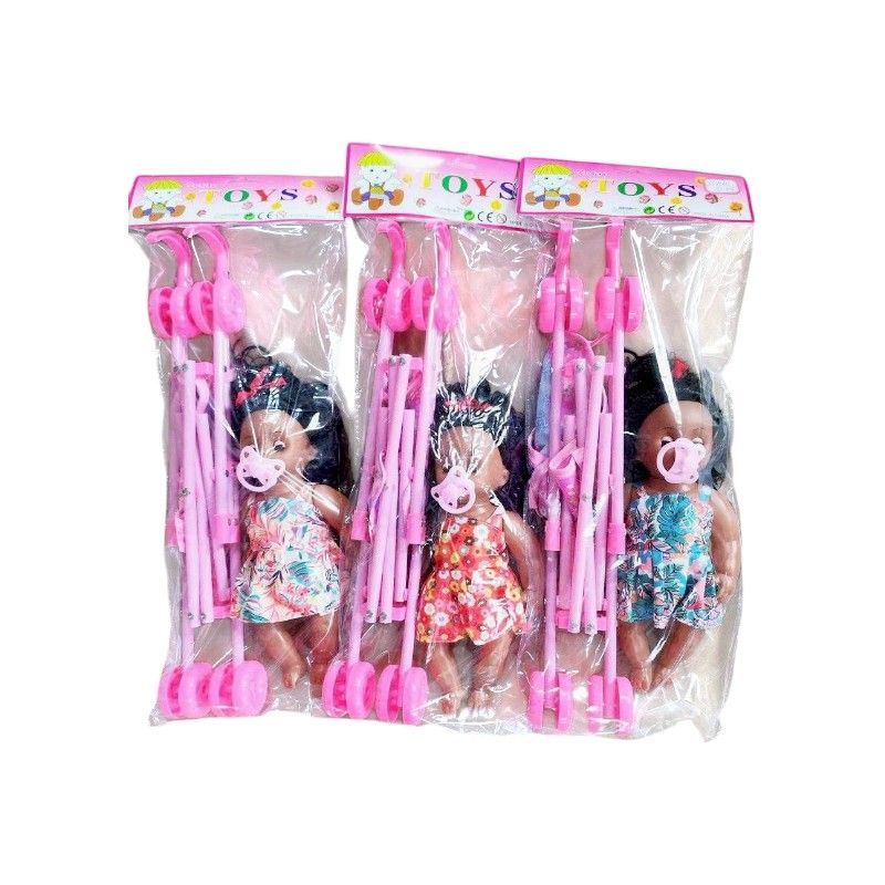 Παιδικό καροτσάκι με κούκλα - XTW61112 - 316334