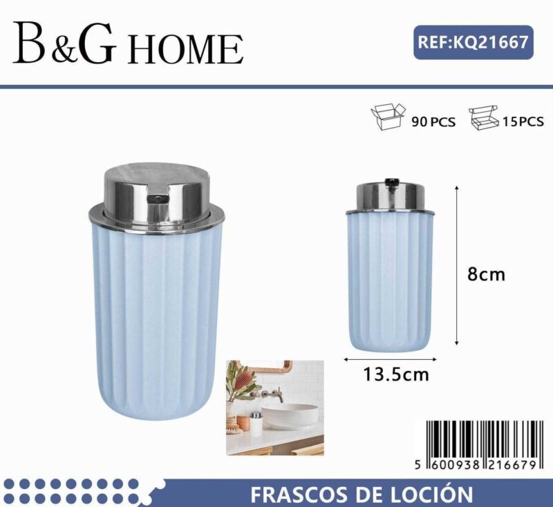 Θήκες κρεμοσάπουνου Dispenser πλαστικές - Σετ 5pcs - Light Blue - 21667