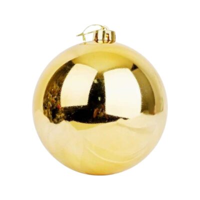 326147_GOLD Χριστουγεννιάτικη μπάλα - 15cm - 1pc - 326147 - Gold