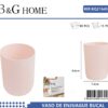 Θήκες οδοντόβουρτσας πλαστικές σε σετ 5Χ - Light Pink - 21645