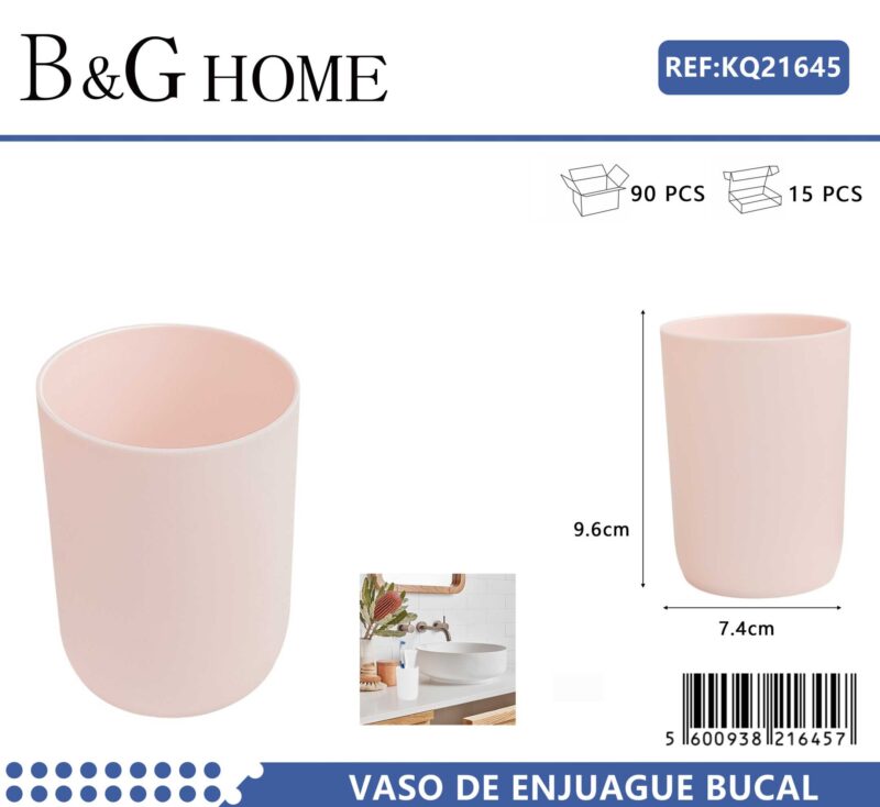 Θήκες οδοντόβουρτσας πλαστικές σε σετ 5Χ - Light Pink - 21645