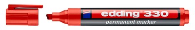 4-330002 EDDING ανεξίτηλος μαρκαδόρος 330, 1-5mm, επαναγεμιζόμενος, κόκκινος