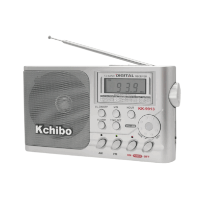 410454-3 Φορητό ραδιόφωνο με ξυπνητήρι - KK9913 - 410454 - Silver