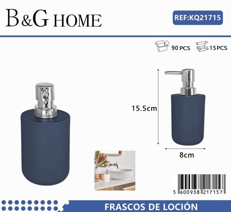 Θήκες κρεμοσάπουνου Dispenser πλαστικές - Σετ 5pcs - Blue - 21715