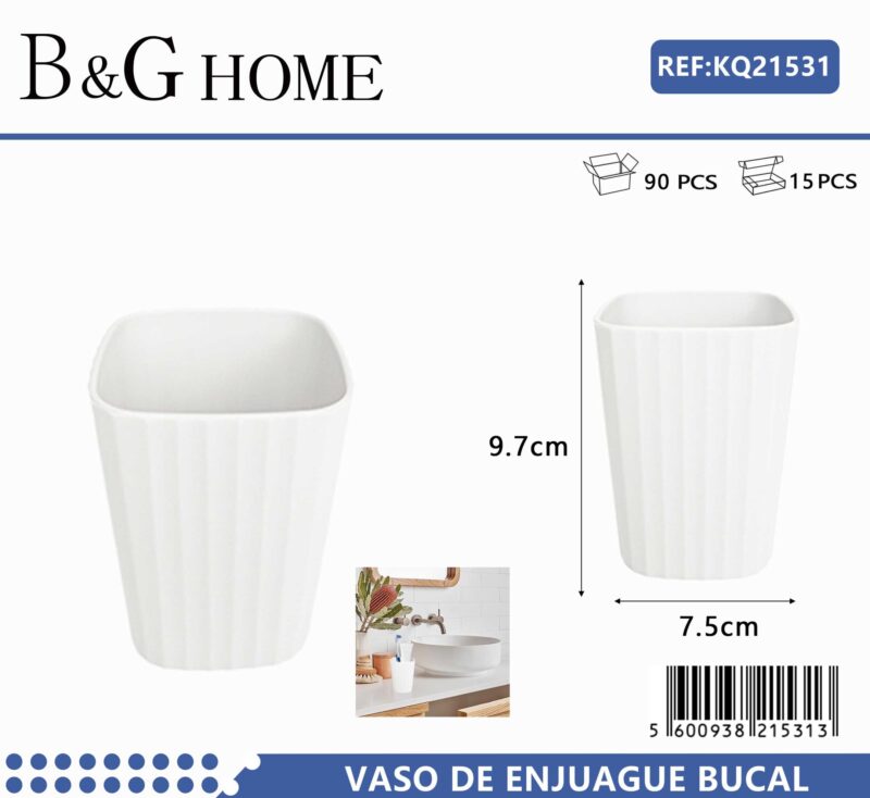 Θήκες οδοντόβουρτσας πλαστικές σε σετ 5Χ - White - 21531