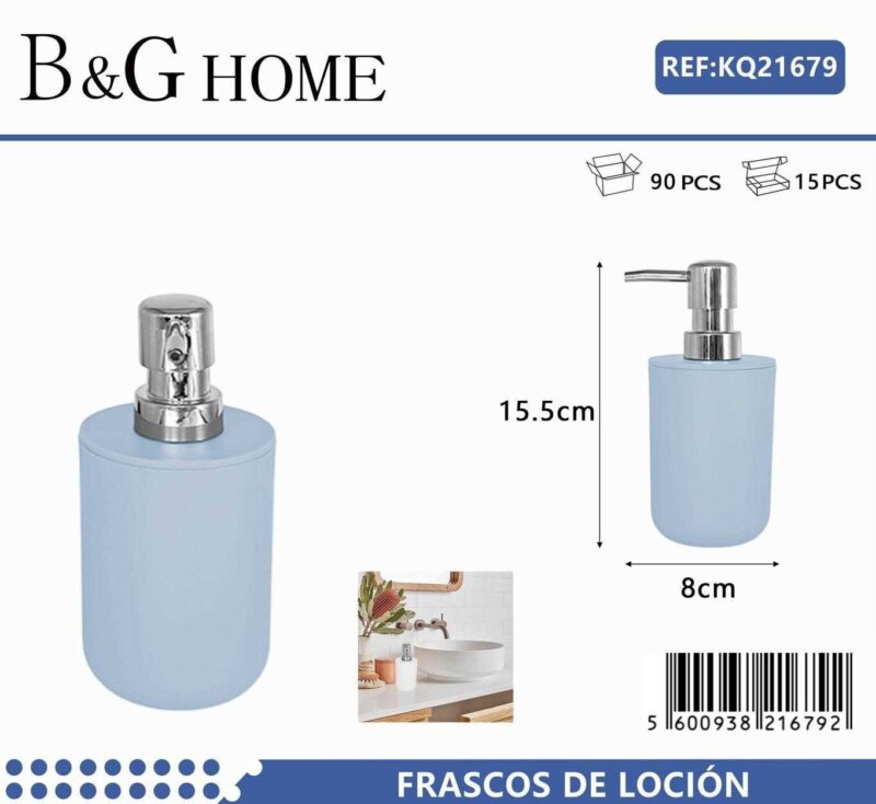 Θήκες κρεμοσάπουνου Dispenser πλαστικές - Σετ 5pcs - Light Blue - 21679