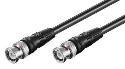50089 GOOBAY καλώδιο BNC 50089, RG58, 50 ohm, 3m, μαύρο