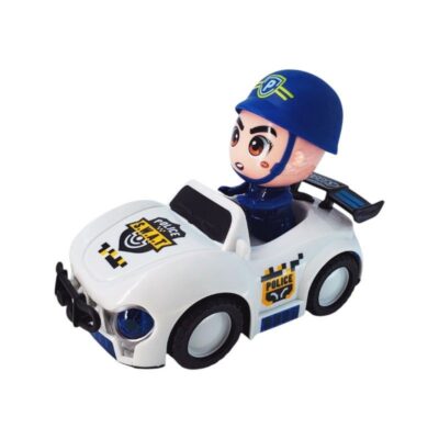 502174-1 Ηλεκτρονικό αυτοκίνητο Police με εξάτμιση spray - 6608-29B - 502174