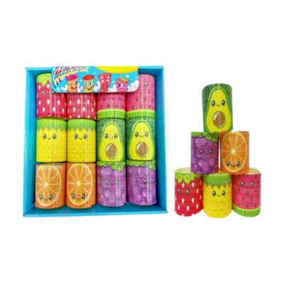 502190 Σετ ελατήρια πολύχρωμα με σχέδια - 12pcs - B2419-48 - 502190