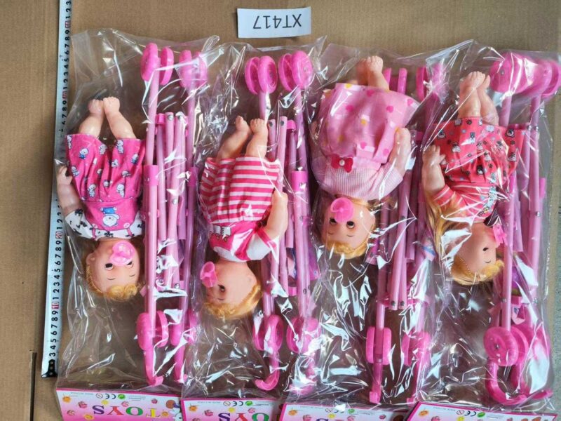 Παιδικό καροτσάκι με κούκλα - XT417 - 316337