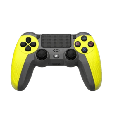 542327_by Ασύρματο χειριστήριο Gaming για PS4 και PC - CM-048 - 542327 - Black/Yellow