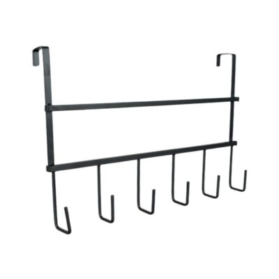Μεταλλική κρεμάστρα πόρτας 6 θέσεων - 57909