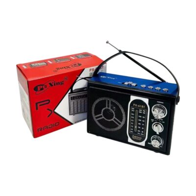 617156-4 Επαναφορτιζόμενο ραδιόφωνο - PX-61BT - 617156 - Blue