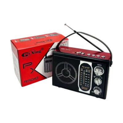 617156-5 Επαναφορτιζόμενο ραδιόφωνο - PX-61BT - 617156 - Red