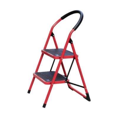 Πτυσσόμενη σκάλα-σκαμπό σιδερένια - 108-2 - 617440