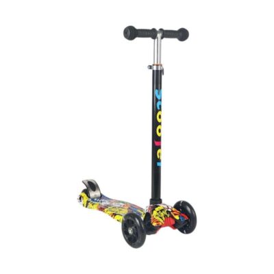 630116 Παιδικό πατίνι τρίκυκλο - NLD-606 - 630116 - Black/Colorful