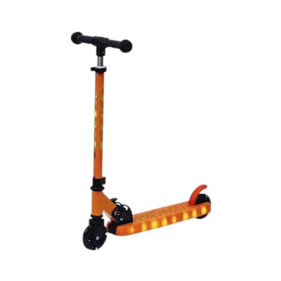 630121-2 Παιδικό πατίνι με φωτισμό LED - JX608 - 630121 - Orange