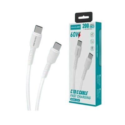 632409 Καλώδιο φόρτισης & data - USB Type-C σε Type-C - Fast Charge - X102 - 2m - 60W - 632409