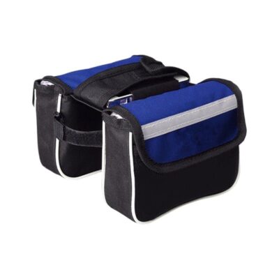 651193-1 Τσάντα-μπαγκαζιέρα ποδηλάτου διπλή - S39-22S - 651193 - Blue