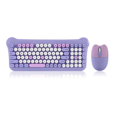 655006 Ασύρματο πληκτρολόγιο και ποντίκι Η/Υ - AS212 - AOAS - 655006 - Purple
