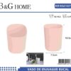Θήκες οδοντόβουρτσας πλαστικές σε σετ 5Χ - Light Pink - 21627